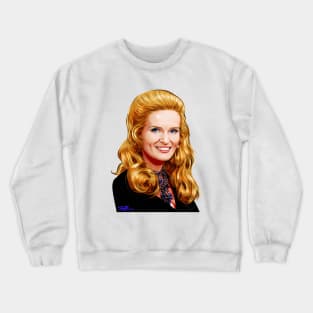 Lynn Anderson - An illustration by Paul Cemmick Crewneck Sweatshirt